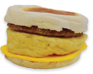 Winchell's Sausage, Egg and Cheese Muffin